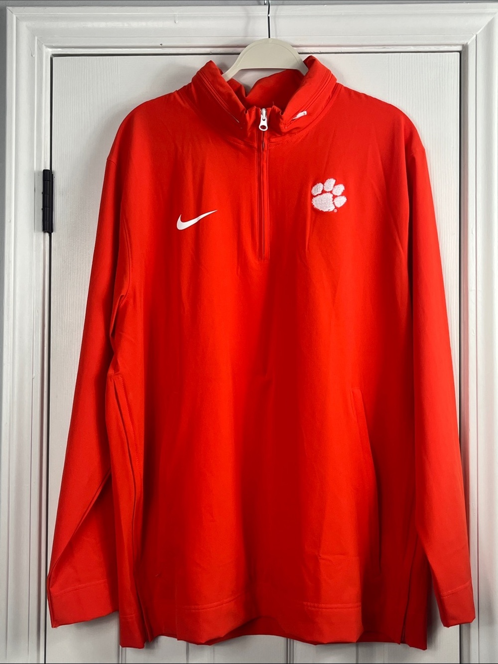 Nike Clemson Coach’s Sideline Quarter Zip Pullover College Football Gear